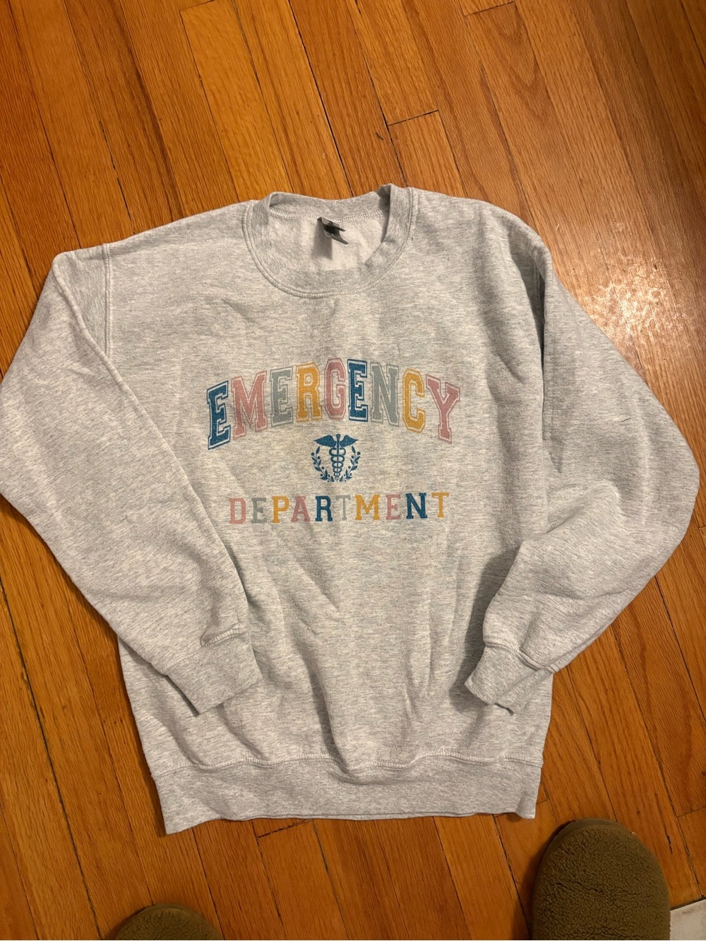 Grey ER Nurse Crewneck